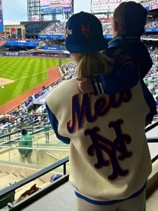 New York Mets Kate Upton Varsity Jacket 2023