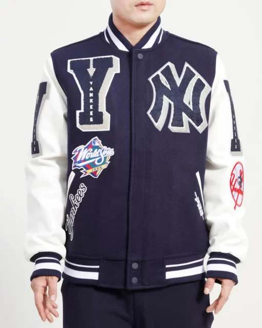 New York Yankees Mash Up Varsity Jacket