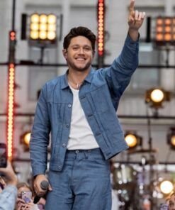 Niall Horan Blue Button Down Jacket