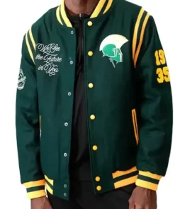 Norfolk State Spartans Green Varsity Jacket