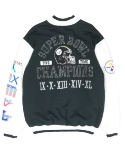 Pittsburgh Steelers Super Bowl 5 Time Champs Reebok Jacket.