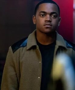 Power Book II Ghost S03 Michael Rainey Jr. Brown Jacket 2023