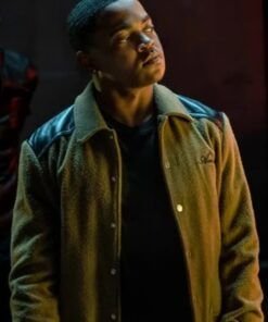 Power Book II Ghost S03 Michael Rainey Jr. Brown Jacket