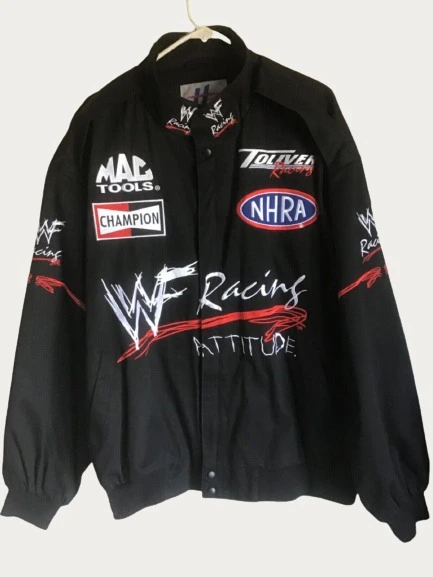 RARE Vintage Attitude WWF Racing Jacket 2023