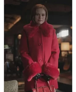 Riverdale S07 Cheryl Blossom Red Fur Coat