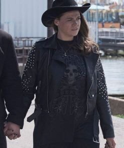 Shana Swash Love Without Walls Black Leather Jacket