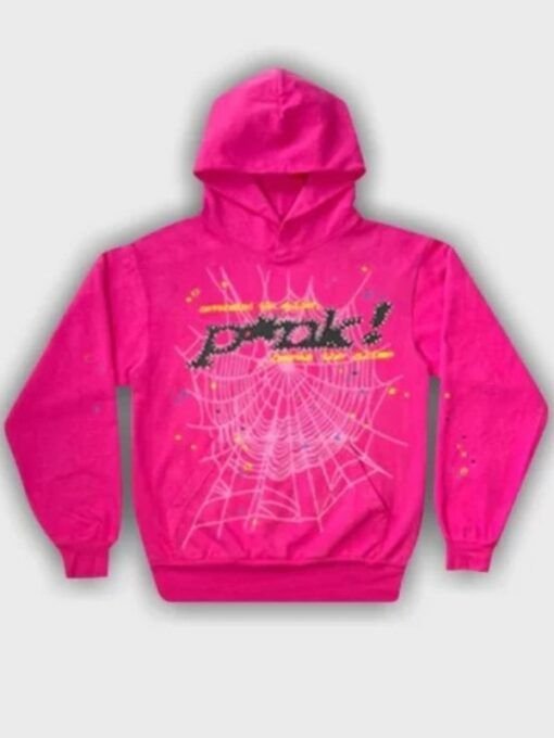 Sp5der Pink Hoodie