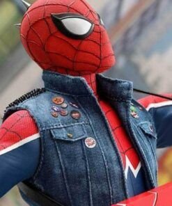 Spider Man Across the Spider-Verse Spider Punk Blue Denim Vest