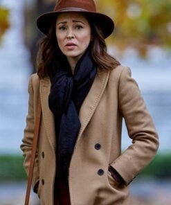 The-Wedding-Veil-Inspiration-Emma-Di-Stefano-Brown-Coat-539x700