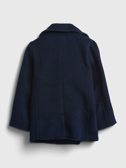 Toddler’s Navy Blue Pea Coat.