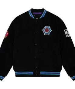 Utah Jazz Black Varsity Jacket