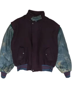 Vintage-Lorenzo-DI-Capri-Leather-Wool-Varsity-Jacket