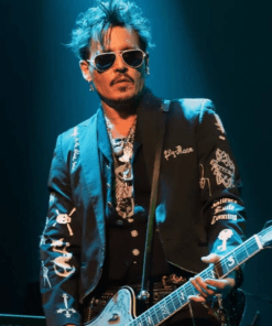 hollywood vampires band johnny depp black jacket