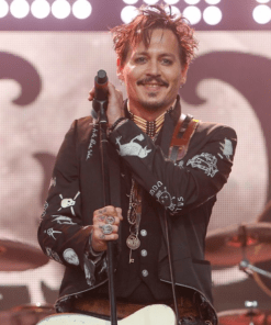 hollywood vampires johnny depp black jacket
