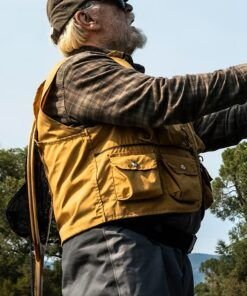 mending the line brian cox brown vest