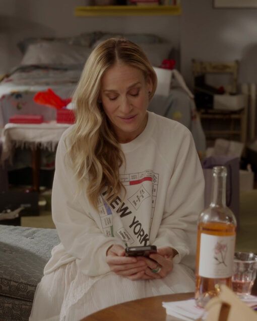 And Just Like That Carrie Bradshaw New York Monopoly Sweatshirt