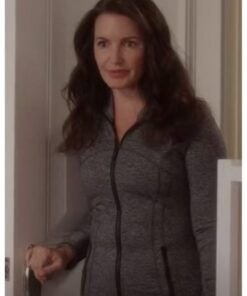 And-Just-Like-That-S02-Kristin-Davis-Grey-Zip-Up-Jacket-539x700