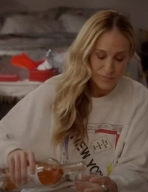 And Just Like That S02 Sarah Jessica Parker Monopoly Sweatshirt.