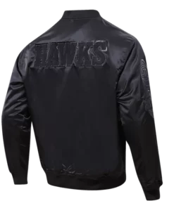 Atlanta-Hawks-Triple-Black-Satin-Jacket-2