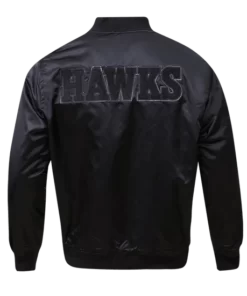 Atlanta-Hawks-Triple-Black-Satin-Jacket-3