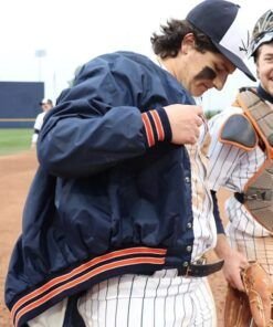 Baseball Team Uva Jake Gelof Blue Jacket