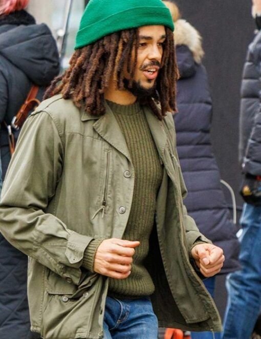 Bob Marley Bob Marley One Love Kingsley Ben-adir Green Jacket.