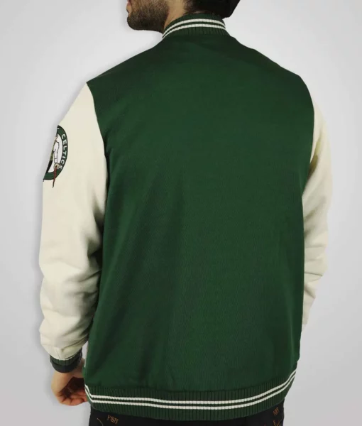 Boston Celtics Green and Off White Jacket 2023