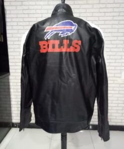 Buffalo Bills Block Nfl Leather Jacket