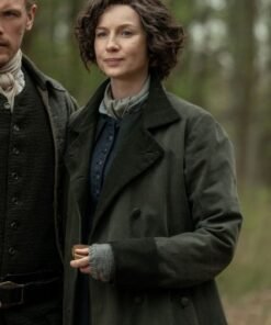 Caitriona-Balfe-Outlander-S07-Green-Trench-Coat