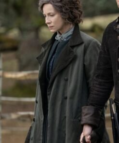 Caitriona-Balfe-Outlander-Season-7-Green-Trench-Coat