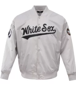 Chicago White Sox Big Logo World Series Satin Jacket