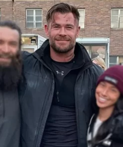Chris Hemsworth Black Jacket