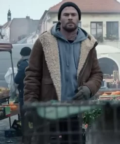 Chris Hemsworth Brown Suede Jacket