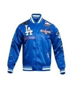 Dodgers All Star Blue Printed Satin Jacket