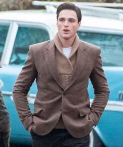 Elvis Priscilla 2023 Jacob Elordi Brown Blazer