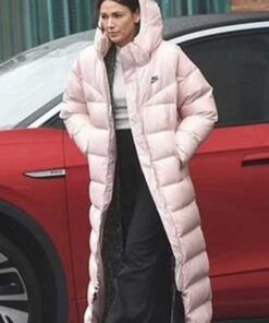 Fool Me Once 2023 Michelle Keegan Hooded Puffer Coat
