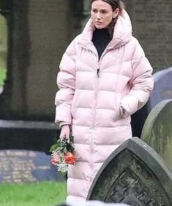 Fool Me Once 2023 Michelle Keegan Hooded Puffer Coat.