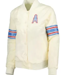 Houston Oilers Cream Jacket
