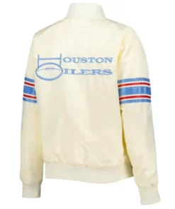 Houston Oilers Cream Jacket.