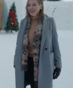 Katie Cassidy A Royal Christmas 2023 Coat