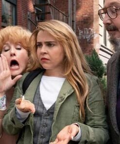 Lindsay-Series-Up-Here-Mae-Whitman-Green-Cotton-Jacket-539x700