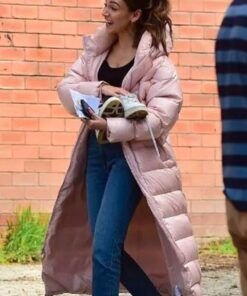 Maya-Stern-Series-Fool-Me-Once-Michelle-Keegan-Pink-Hooded-Puffer-Coat-539x700