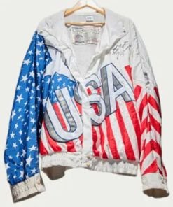 Michael Jordan’s Barcelona 92 American Flag Jacket
