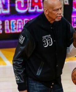 NBA Kareem Abdul-Jabbar Captain 33 Varsity Jacket 2023