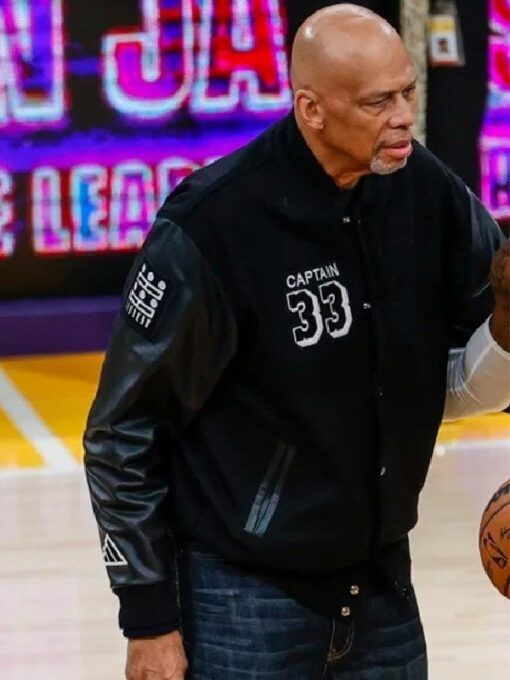 NBA Kareem Abdul-Jabbar Captain 33 Varsity Jacket 2023