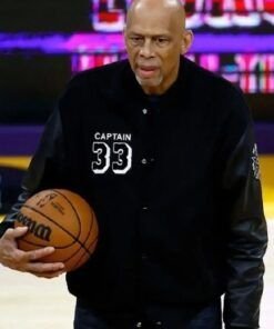 NBA Kareem Abdul-Jabbar Captain 33 Varsity Jacket