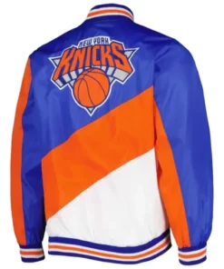 NY Knicks Blue Full-Zip Jacket 2023