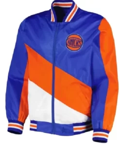 NY Knicks Blue Full-Zip Jacket