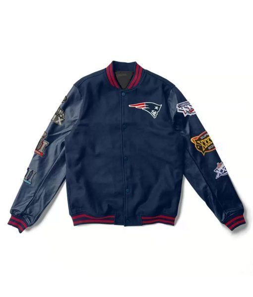 New England Patriots Super Bowl 6x Champions Jacket