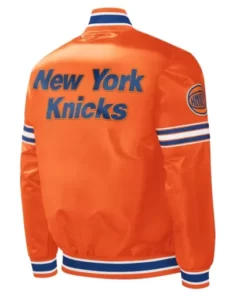 New York Knicks Orange Varsity Jacket 2023